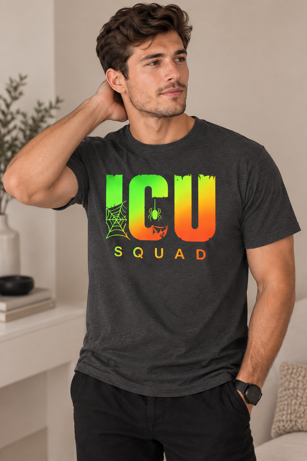 ICU Squad Halloween Unisex Tee | ICU Nurse & Healthcare Worker Shirt