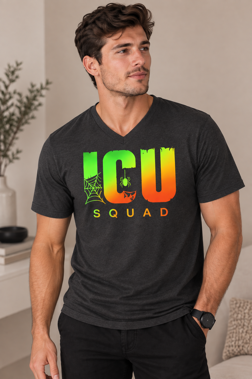 ICU Squad Halloween Unisex Tee | ICU Nurse & Healthcare Worker Shirt