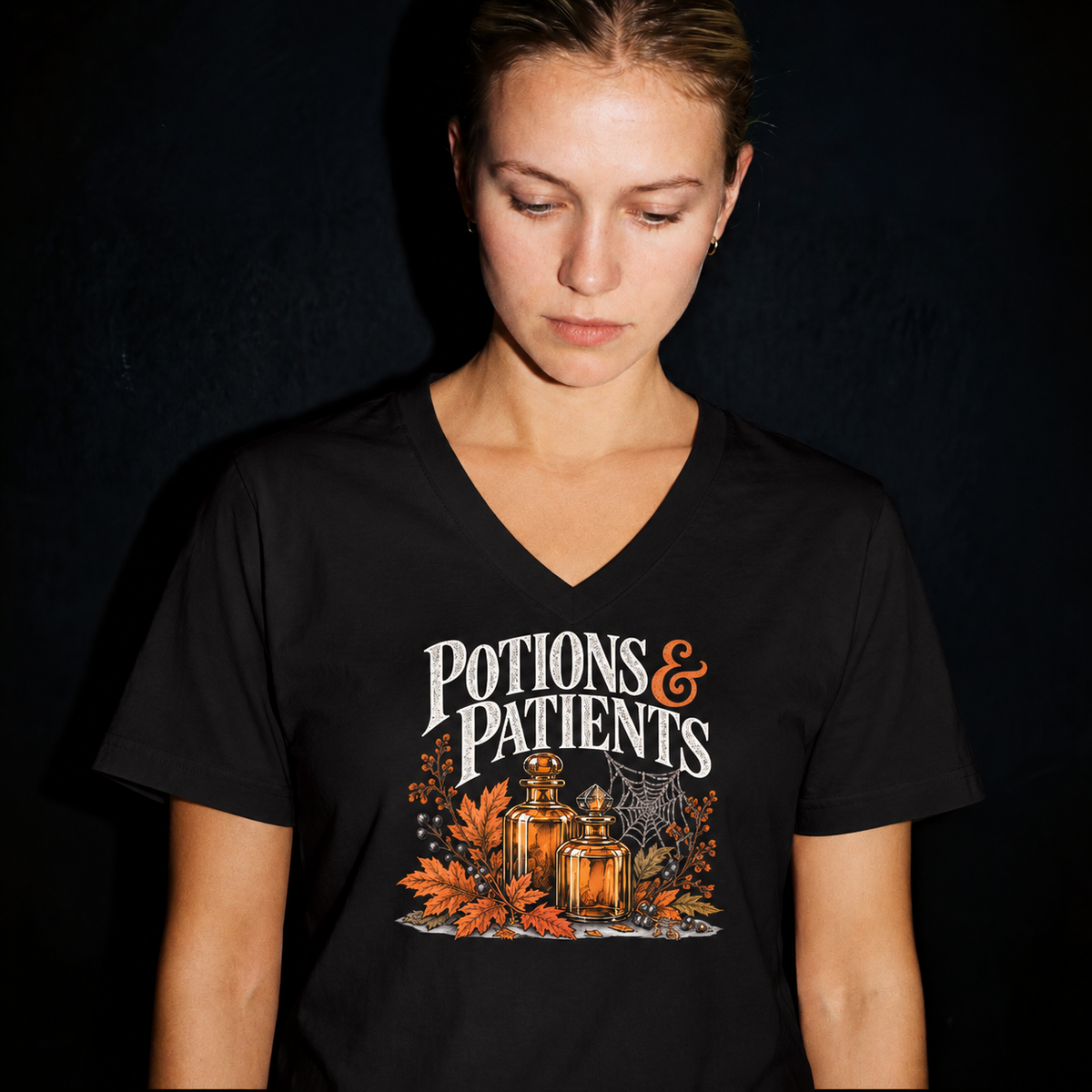 Potions & Patients Halloween Healthcare Tee