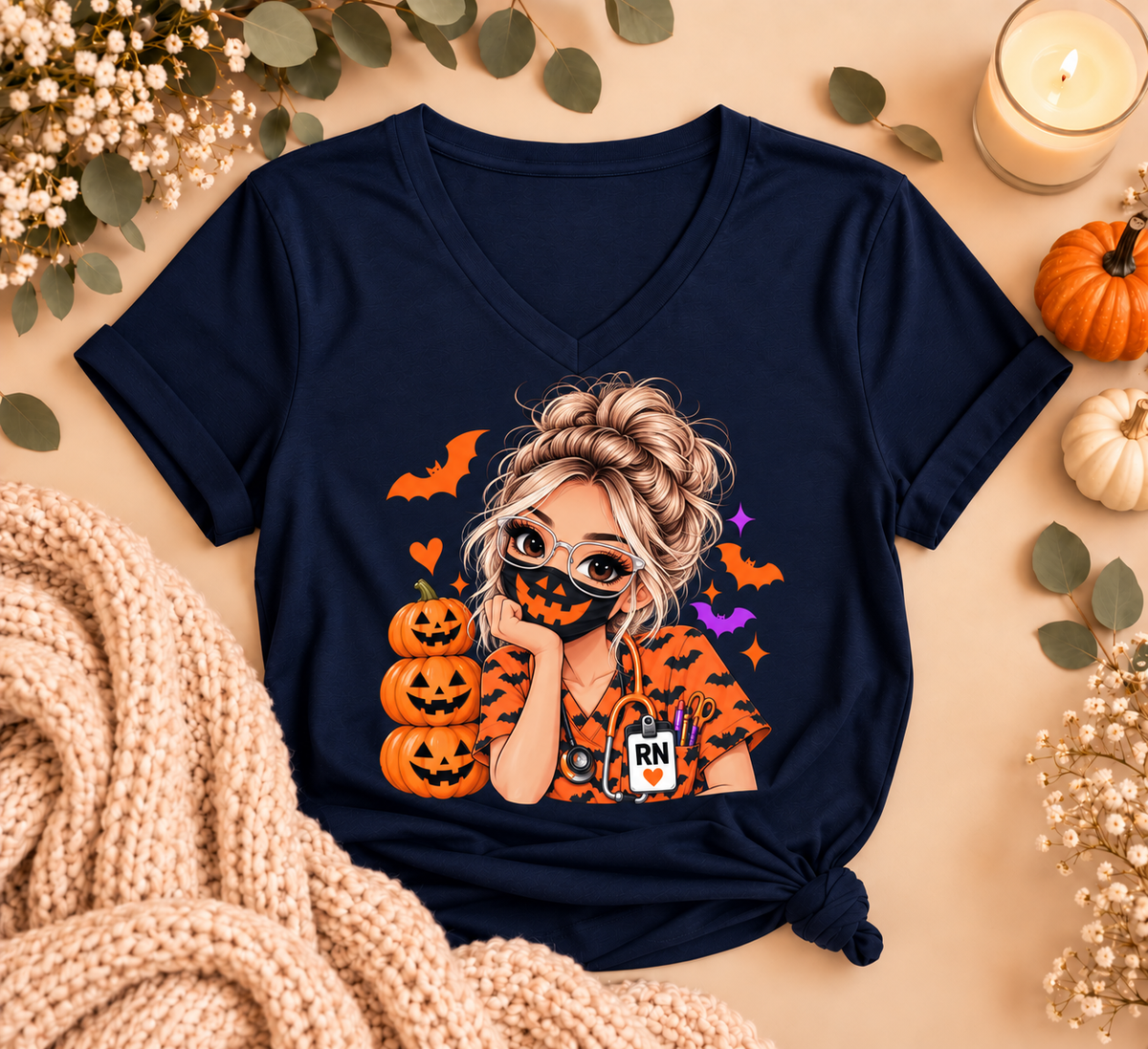 Halloween RN Doll Tee