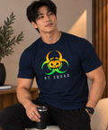 RT Squad Biohazard Pumpkin Halloween Unisex Tee | Respiratory Therapist Spooky Season Shirt