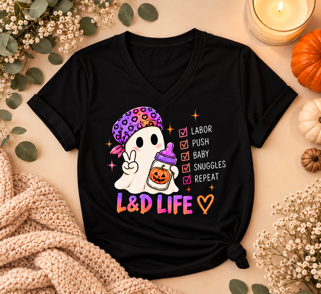 L&D Life Halloween Tee – Labor & Delivery Nurse Shirt