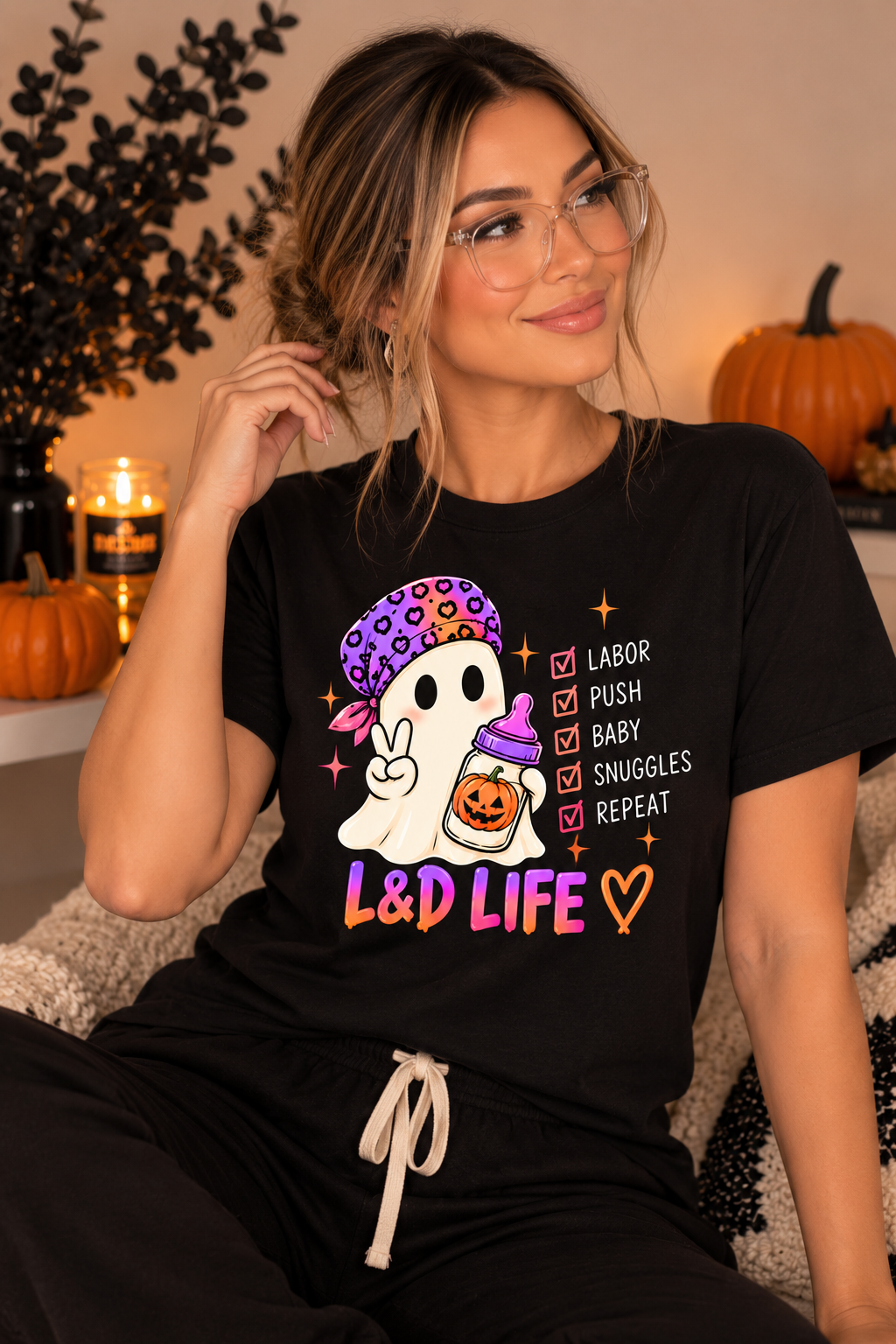 L&D Life Halloween Tee – Labor & Delivery Nurse Shirt