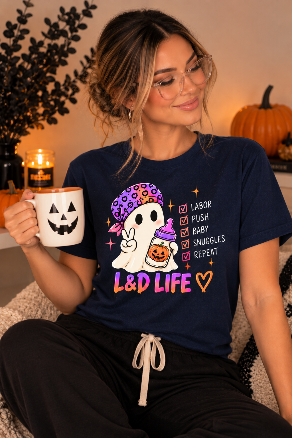 L&D Life Halloween Tee – Labor & Delivery Nurse Shirt