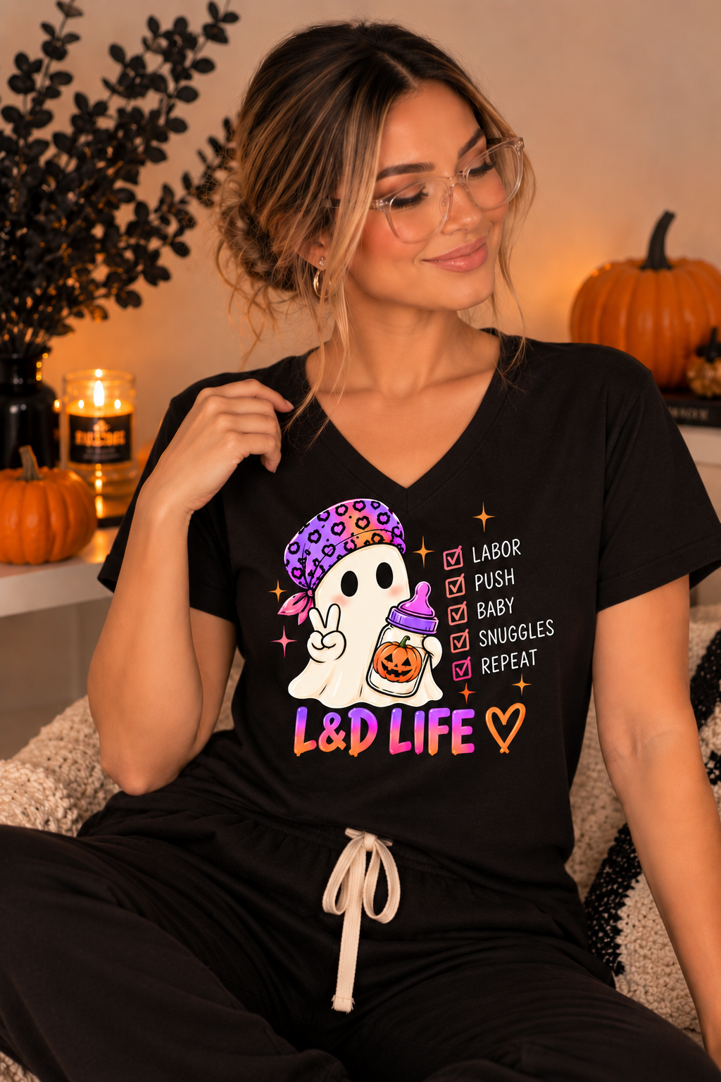 L&D Life Halloween Tee – Labor & Delivery Nurse Shirt