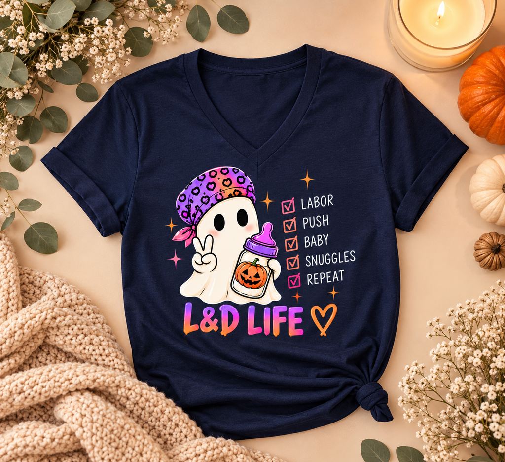 L&D Life Halloween Tee – Labor & Delivery Nurse Shirt
