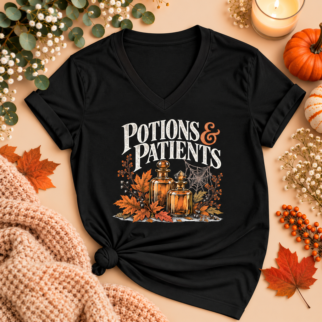 Potions & Patients Halloween Healthcare Tee