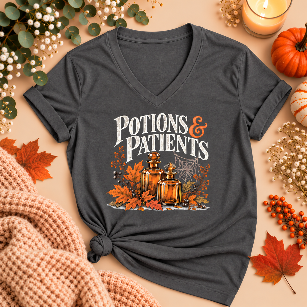 Potions & Patients Halloween Healthcare Tee