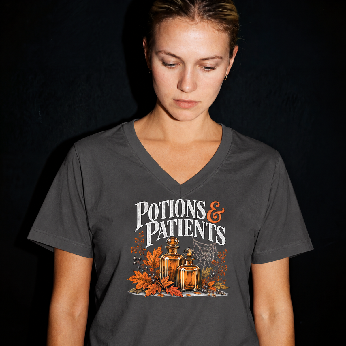 Potions & Patients Halloween Healthcare Tee