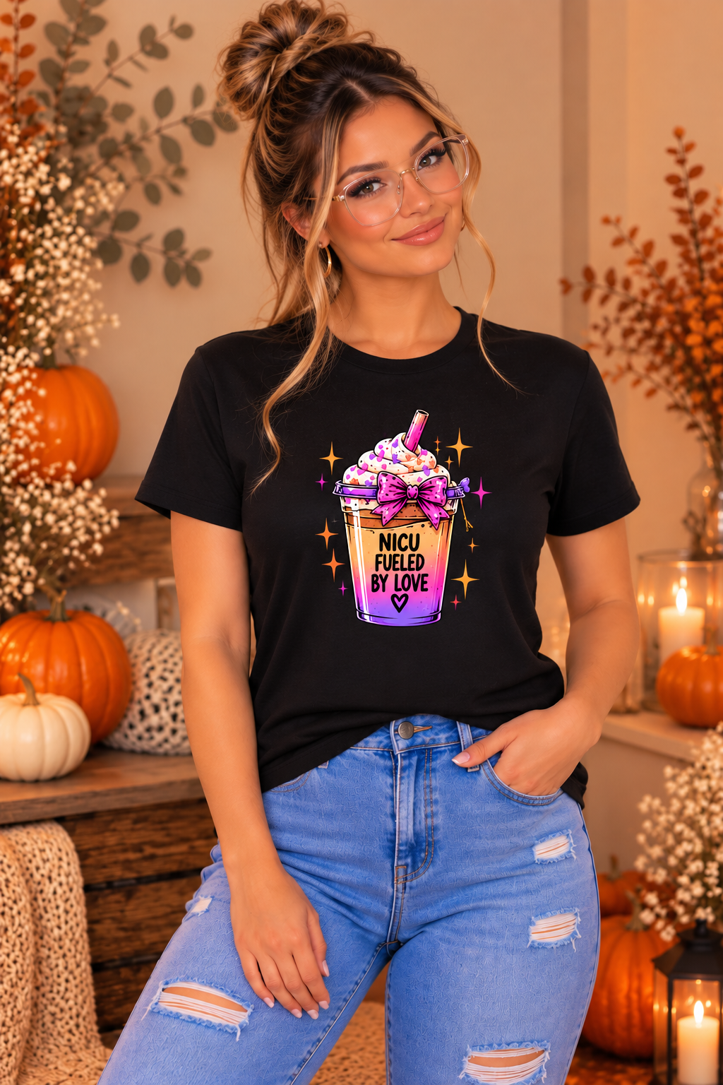 NICU Fueled by Love Tee – NICU Nurse Shirt