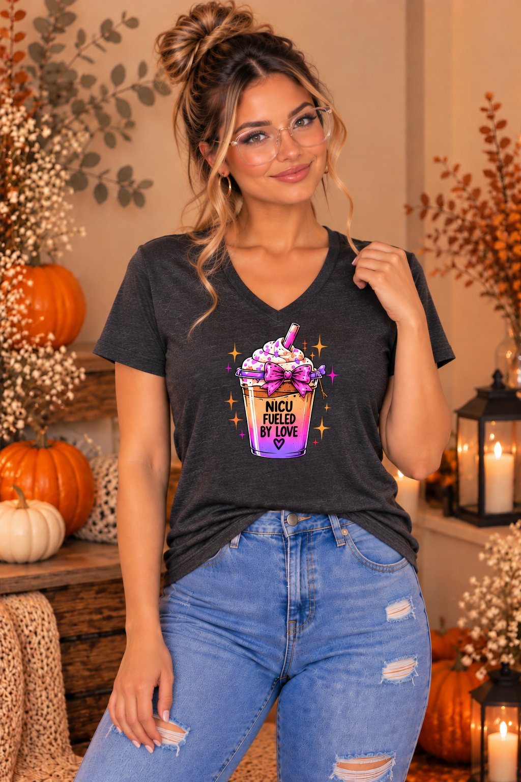 NICU Fueled by Love Tee – NICU Nurse Shirt