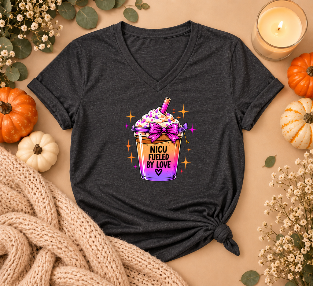 NICU Fueled by Love Tee – NICU Nurse Shirt