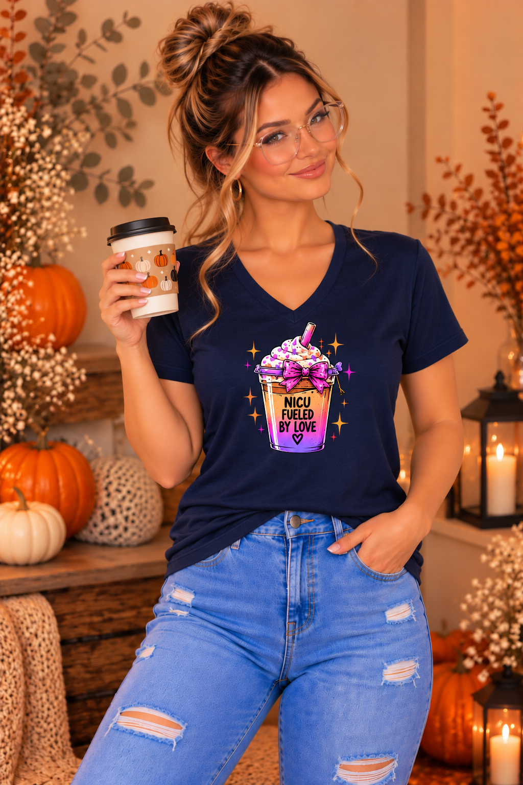 NICU Fueled by Love Tee – NICU Nurse Shirt