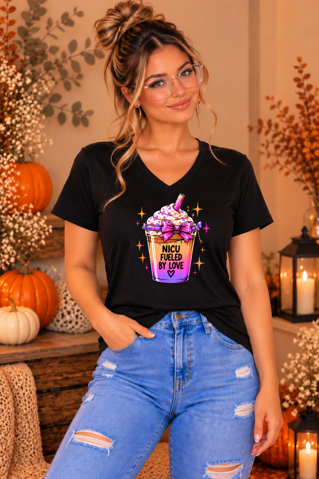 NICU Fueled by Love Tee – NICU Nurse Shirt