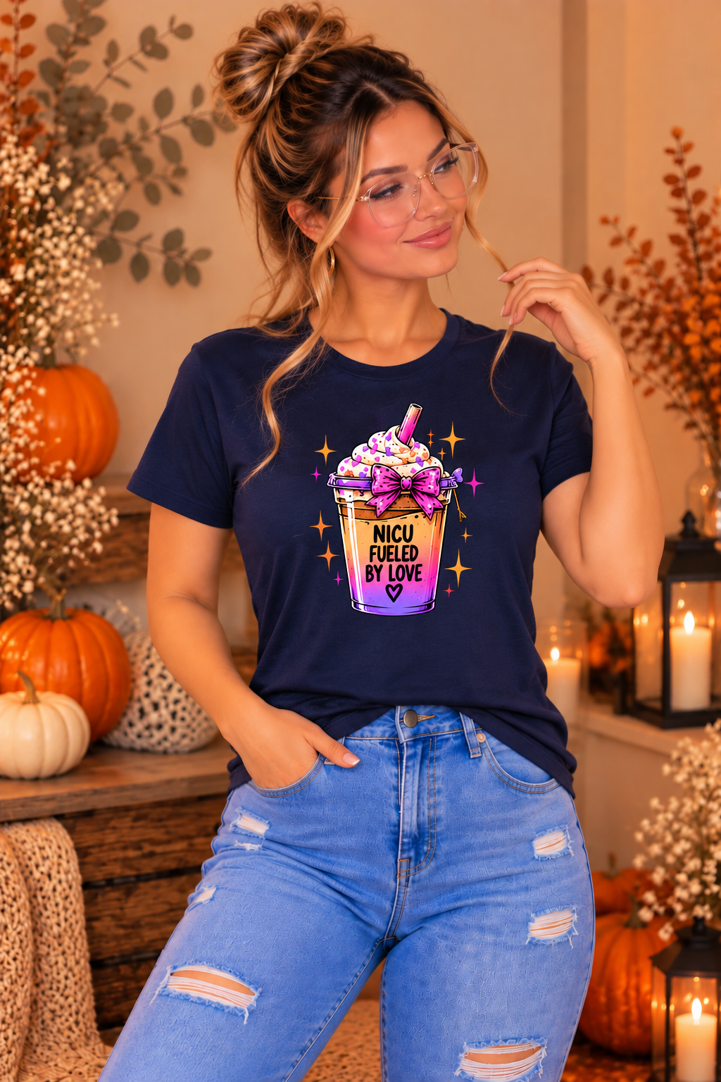 NICU Fueled by Love Tee – NICU Nurse Shirt