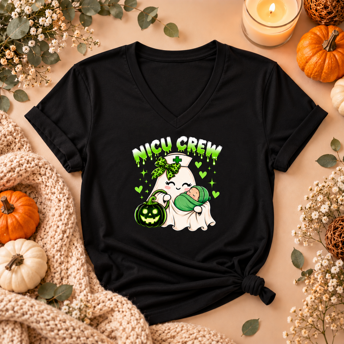 NICU Crew Halloween Tee – NICU Nurse Shirt