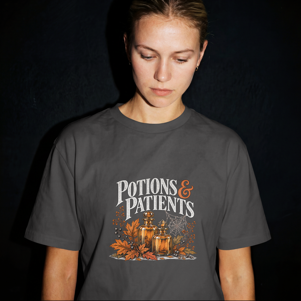 Potions & Patients Halloween Healthcare Tee