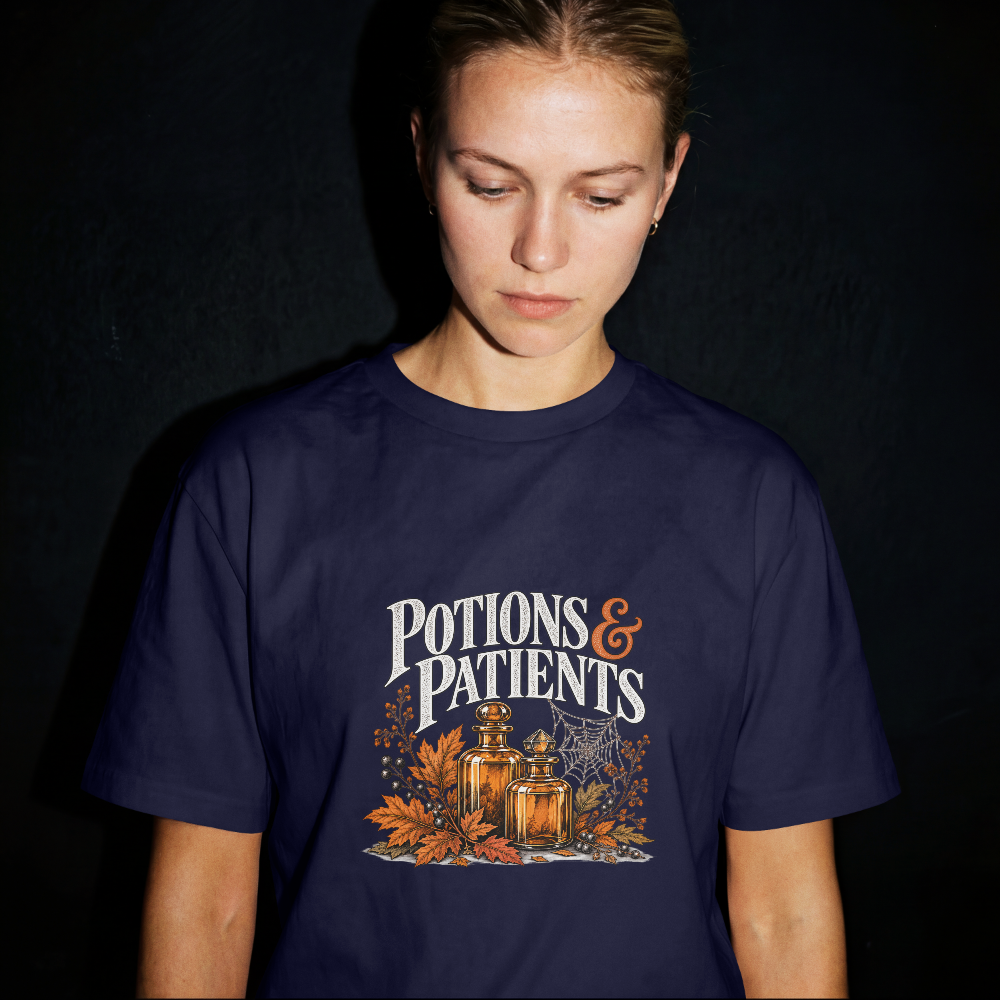Potions & Patients Halloween Healthcare Tee