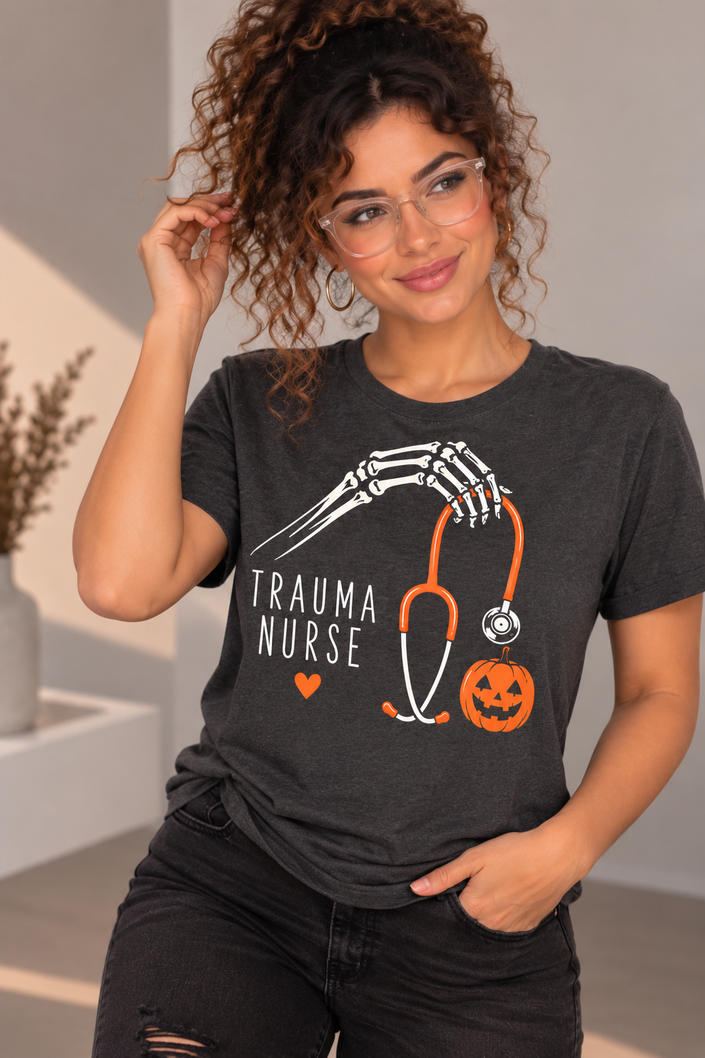 Trauma Nurse Halloween Tee | Spooky Season Nurse Shirt