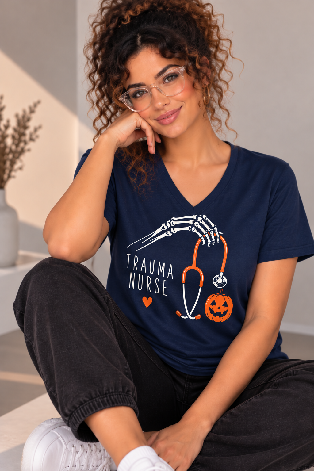Trauma Nurse Halloween Tee | Spooky Season Nurse Shirt