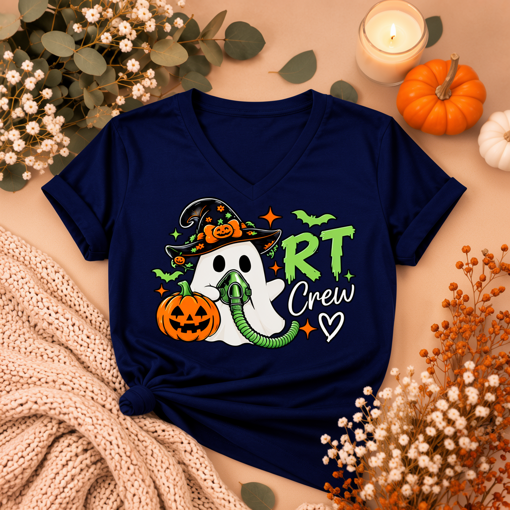 RT Crew Halloween Tee – Respiratory Therapist Fall Shirt