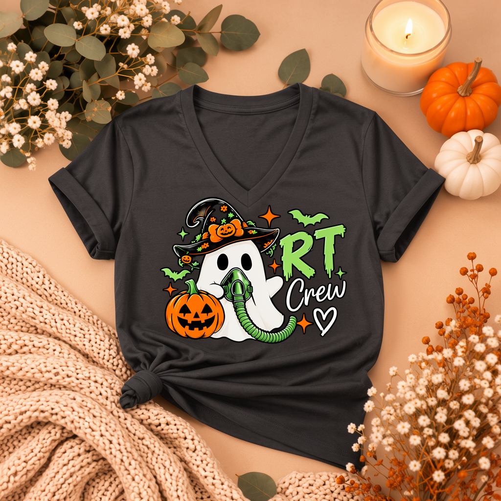RT Crew Halloween Tee – Respiratory Therapist Fall Shirt